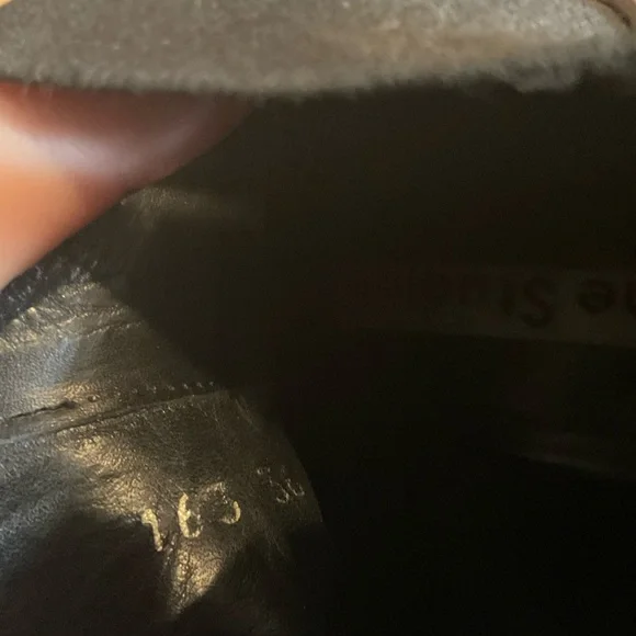 “ACNE STUDIO” “JENSON” Brown Leather Ankle Boots - Picture 13 of 16